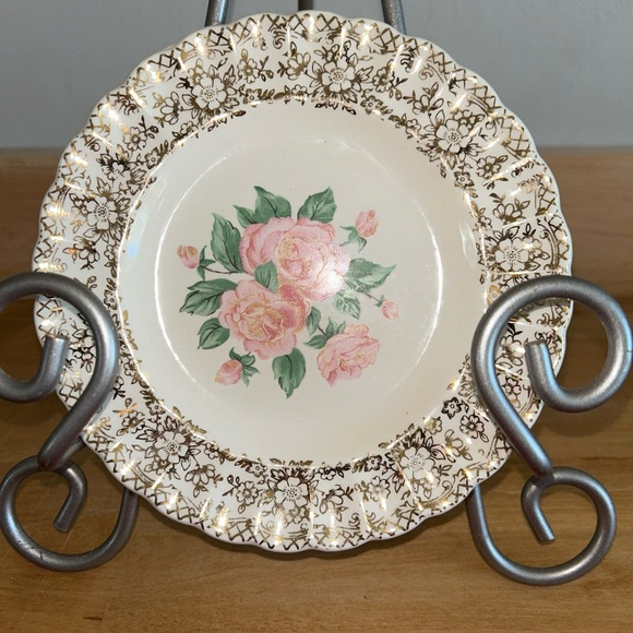 3 the Sebring Pottery company 22k butter plates - Picture 4 of 9